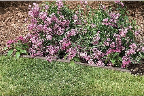 Miniatura 3 de Suncast Material de resina de borde rápido, 35 pulgadas, borde de césped de una sola tira (paquete de 3)