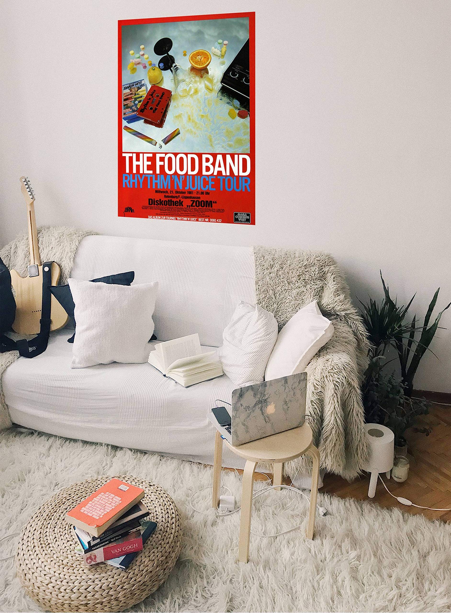 The Food Band - Rhythm N Juice, 1981 » Konzertplakat/Premium Poster | Live Konzert Veranstaltung | DIN A1 «