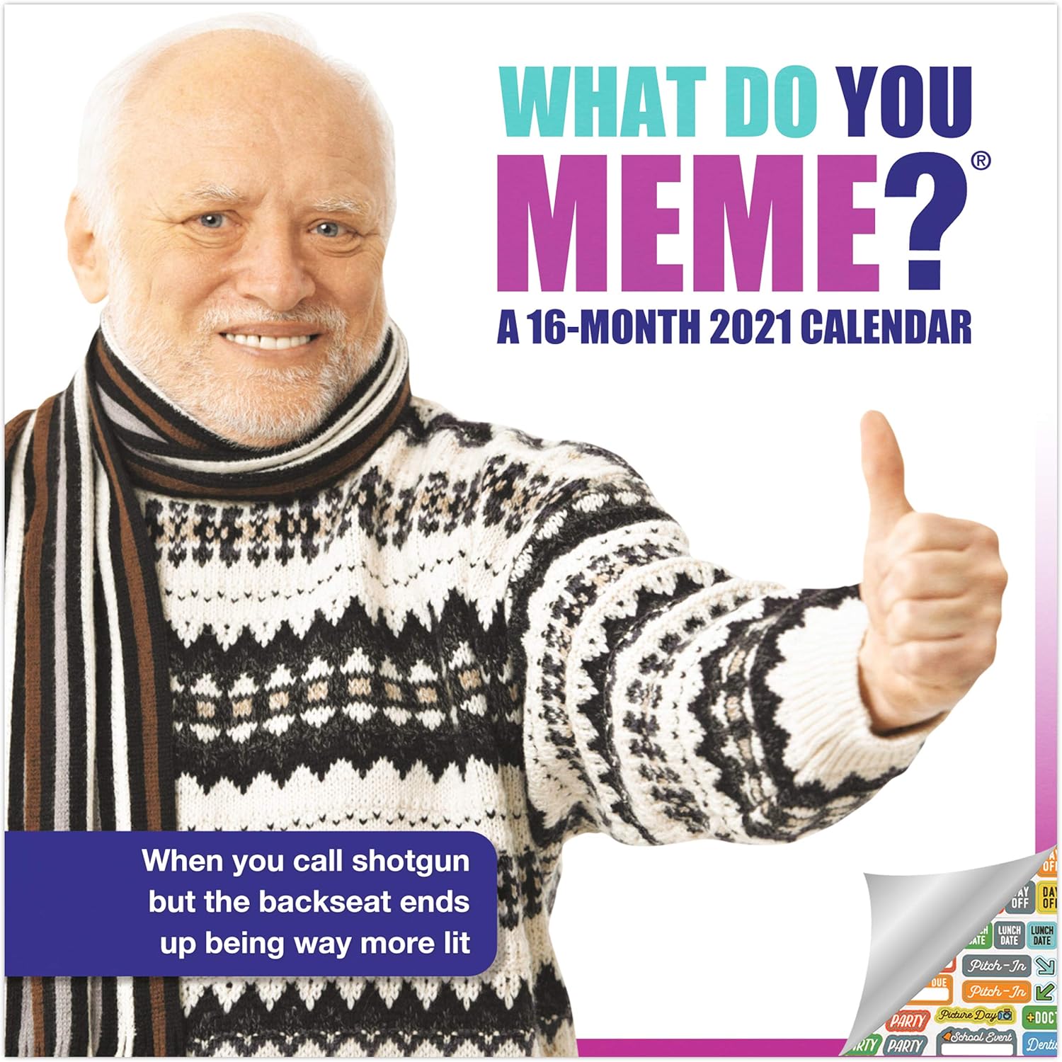 What Do You Meme Calendar 2021 Bundle - Deluxe 2021 Memes Wall Calendar ...