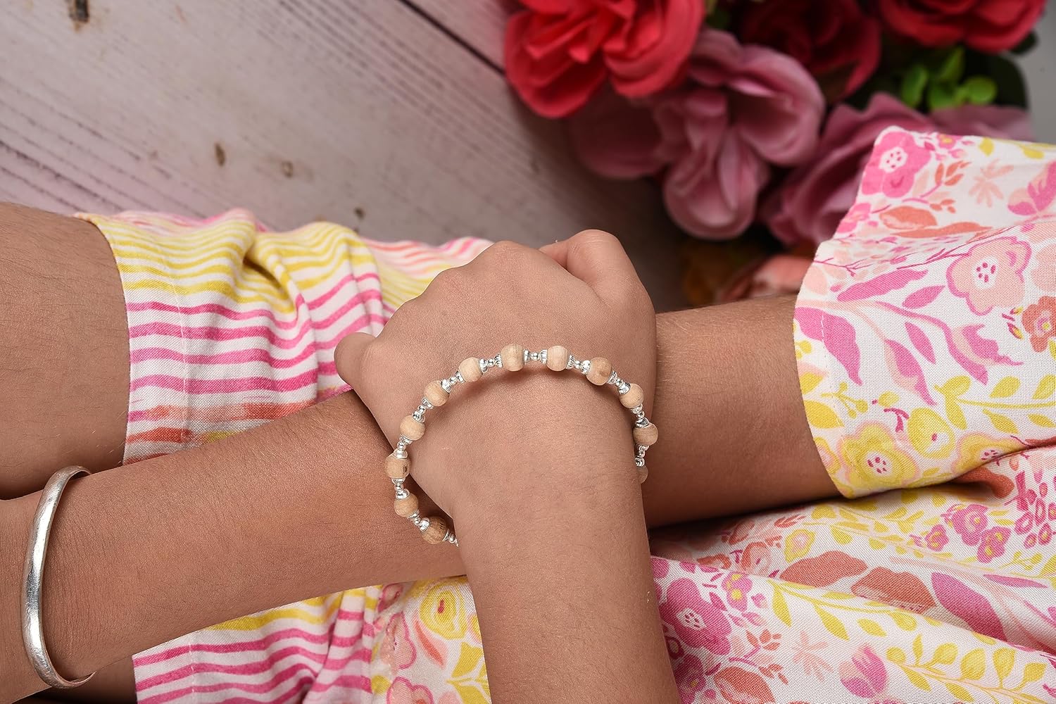 925 Silver Tulsi Bracelet for Men and Women