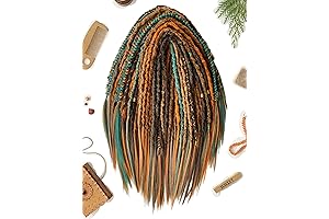 Forest Elf Forest Ombre Custom Dreadlocks Dreadlock Extensions