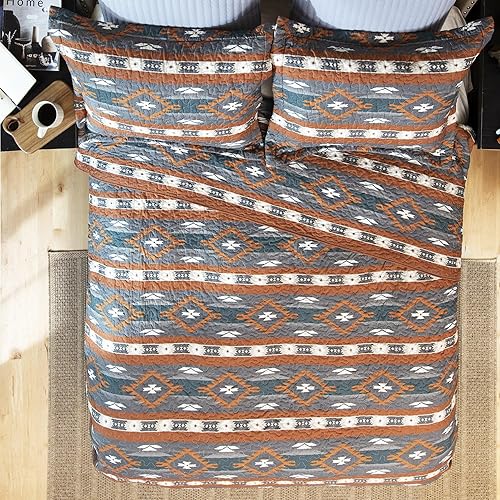 Vista 59 de CARSTENS, INC. Rustic Cabin Country - Juego de ropa de cama de microfibra de 2 piezas, estilo rústico vintage, tamaño individual Rústico Vintage