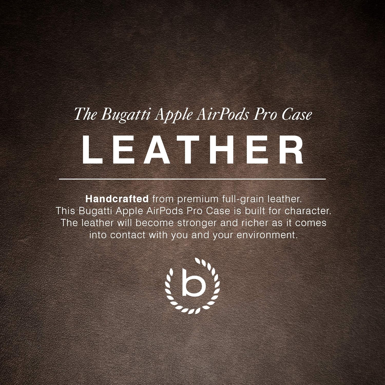 Big Sale Bugatti Compatible with Airpods Pro Case, Wireless Charging Compatible, Leather Carry Case for Airpod Pro with Carabiner, Chocolate New Deal Bugatti Compatible with Airpods Pro Case, Wireless Charging Compatible, Leather Carry Case for Airpod Pro with Carabiner, Chocolate