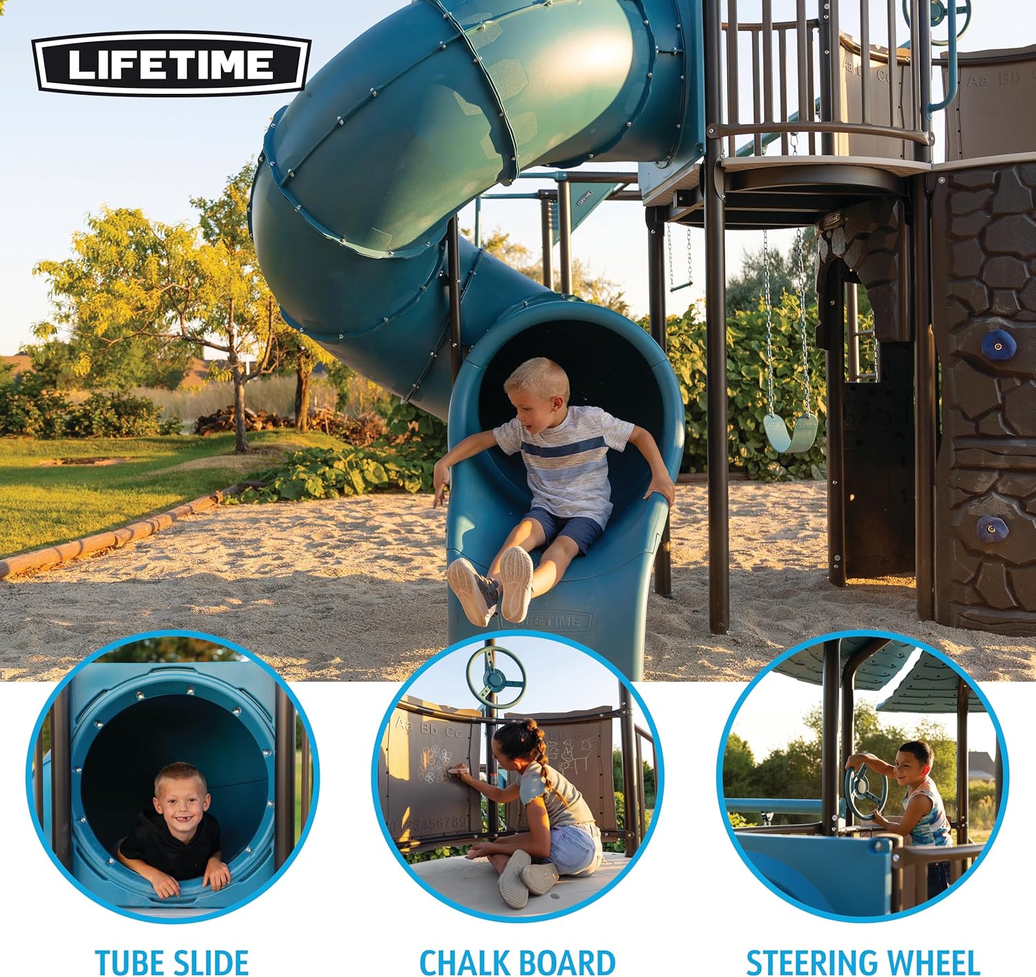 Lifetime Adventure Castle Playset with Monkey Bars