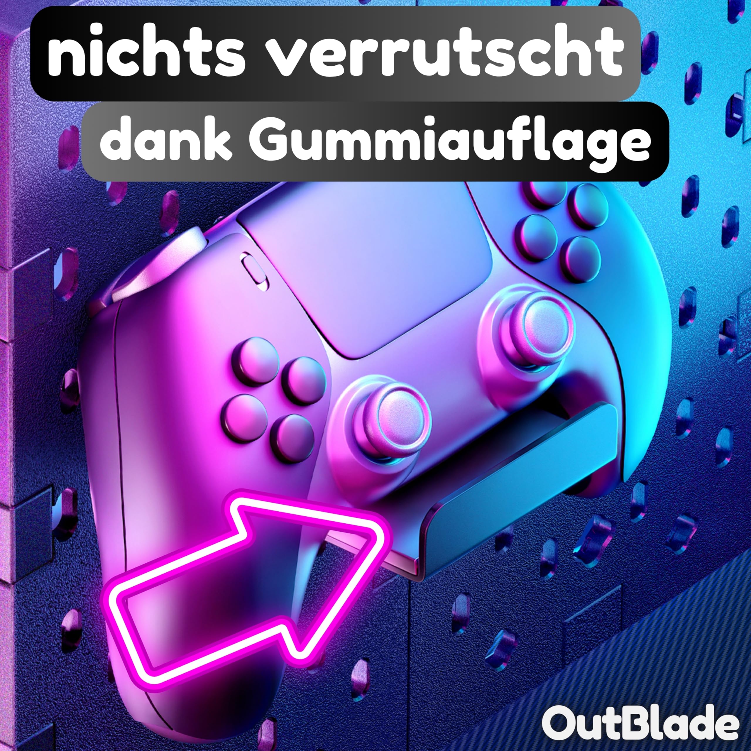 Headset Halterung - Kopfhörer Ständer – Controller Halter - Gaming Zubehör – Kopfhörer Halter – Schreibtisch Zubehör - Kopfhörerständer – Kopfhörerhalter