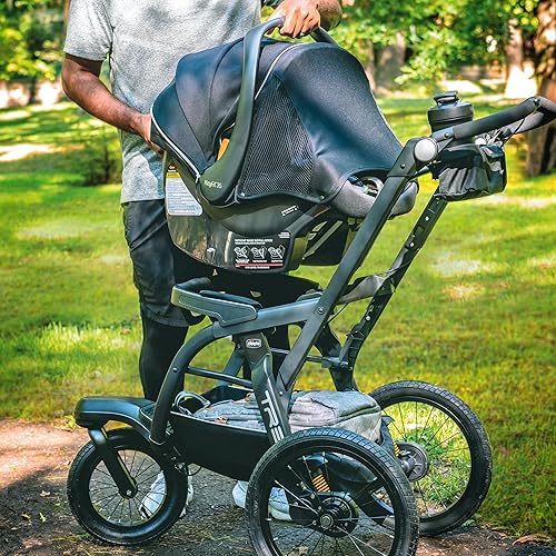 Miniatura 4 de Chicco TRE - Cochecito para correr, cochecito todo terreno, compatible con asientos de automóvil Chicco (no incluidos), equipo de viaje para bebé,