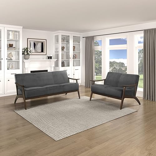 Miniatura 38 de Lexicon Savry - Silla decorativa con brazo de madera de tela de 29 pulgadas de ancho, color naranja Naranja,Marrón claro,Gris