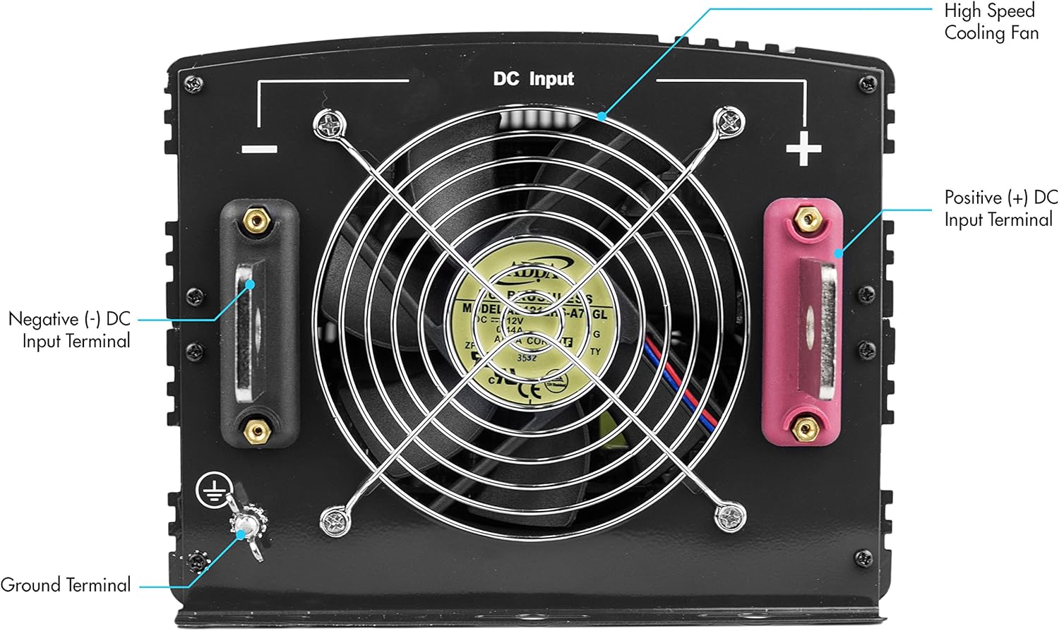 Wagan EL3748 12V 10000 Watt Power Inverter with Remote Control, 20000 Watt Surge Peak, Proline 12 Volt Power Converter for Home RV Camping Van Life Off Grid : Everything Else