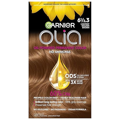 Garnier - Tinte Garier Olia permanente para el cabello Total 1 6 123 Garnier - Tinte Garier Olia permanente para el cabello Total 1 6 123