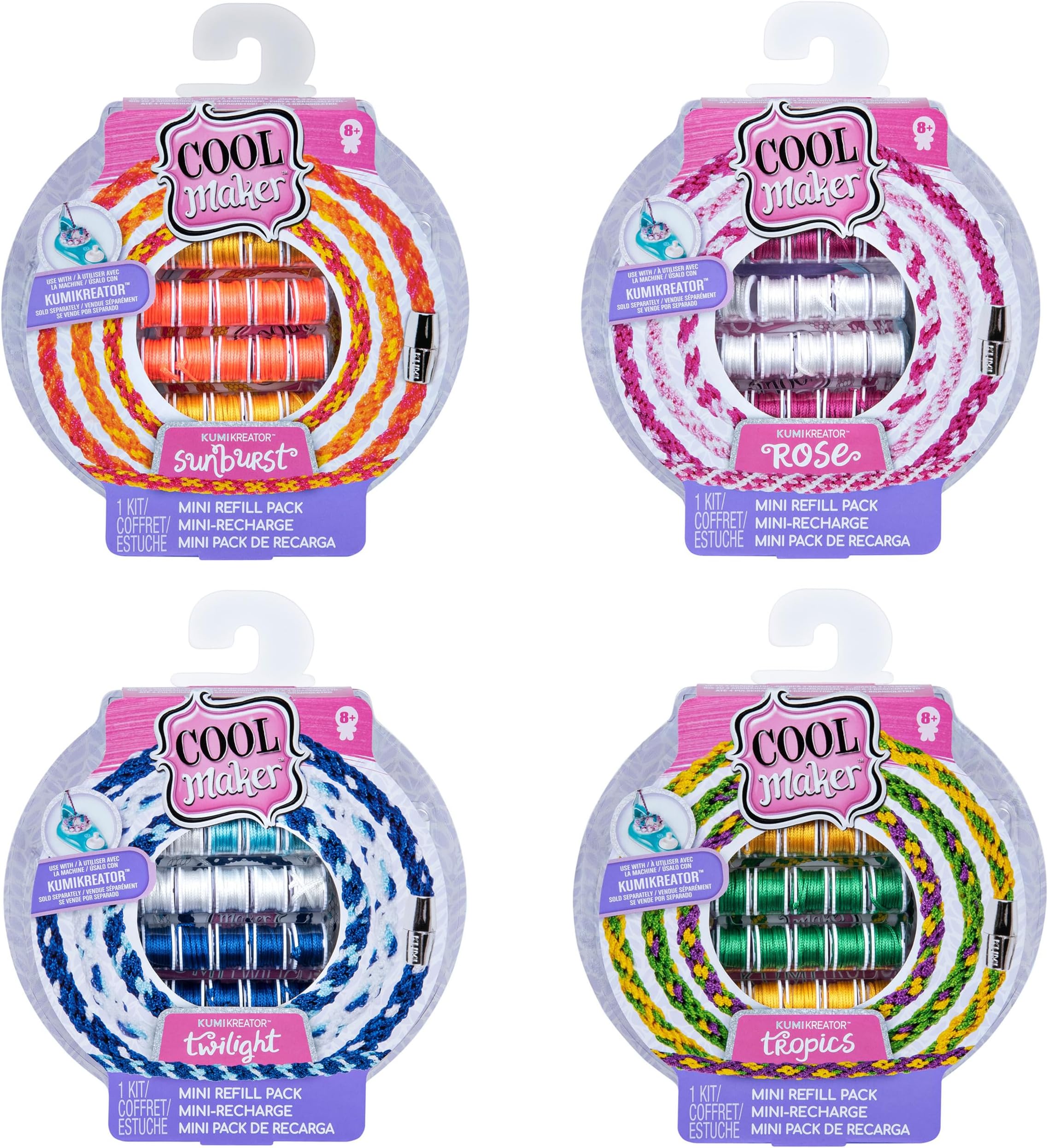 KumiKreator Bead & Braider Friendship Necklace and Bracelet Making Kit, Arts & Crafts Kids Toys for Girls Ages 8 and up