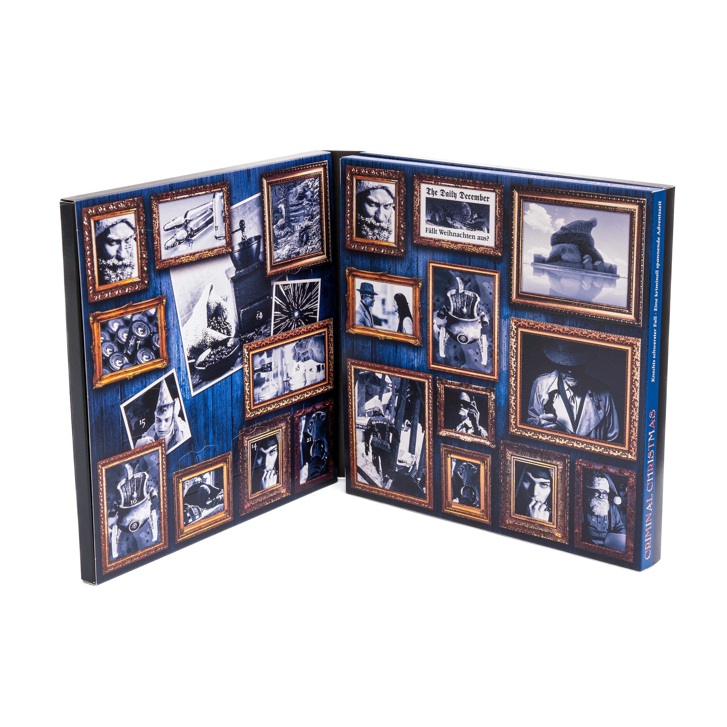 Peters – Seducido con placer | Criminal Christmas "Knechts Schwerster Fall" Calendario de Adviento | Con alcohol | Rompecabezas | Calendario de Navidad | Trufa | Chocolate | Adviento | 255 g