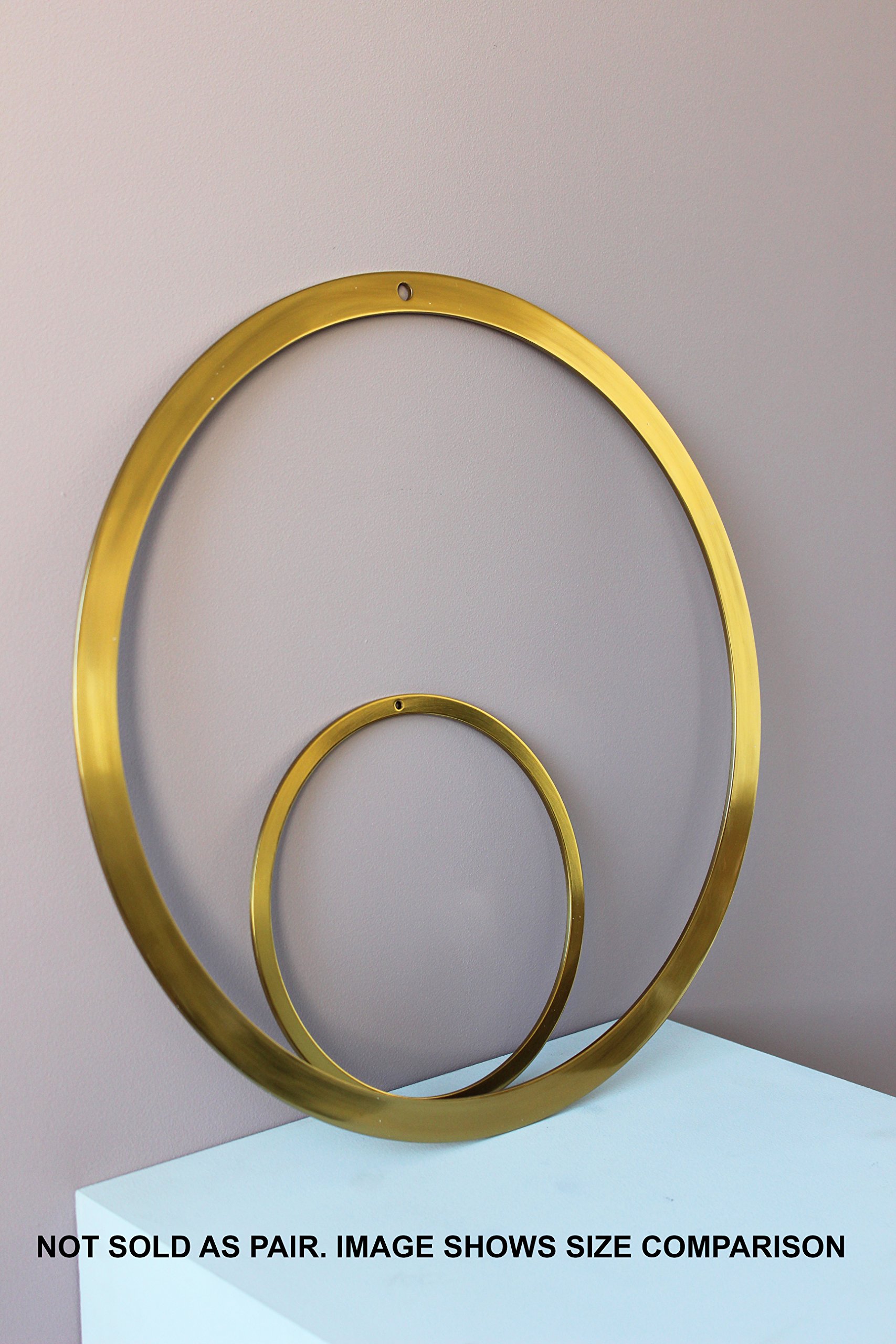 Cooee Design Wreath wieniec ze stali nierdzewnej, mosiądz, 20 cm
