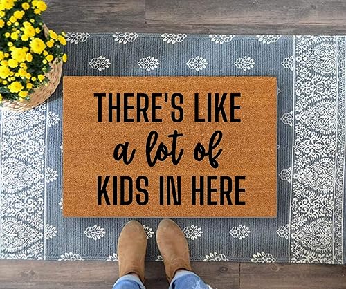 Miniatura 5 de A lot of Kids Welcome Doormat - New Home Gift Ideas, Decorative Doormats, New Year Gift, Door Mat For Your Sweet Home, Front Door