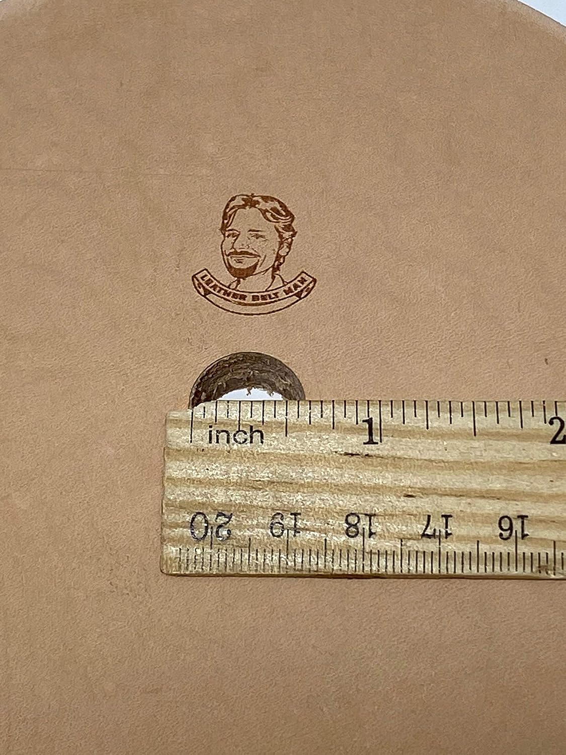 Leatherbeltman 6" (1" Width) Leather Honing Wheel - Fits 1/2" Arbor - Buffing Compound Included