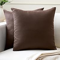 Vista 66 de Encasa XO Juego de 4 fundas de almohada de 24 x 24 pulgadas Sin relleno Fundas de almohada de algodón para sala de estar, cama, sofá, sofá