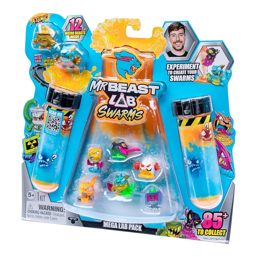 Mr Beast Lab Swarms ラボパック Amazon.com: MrBeast Lab Swarms Mega Lab 12 Pk Vipermite