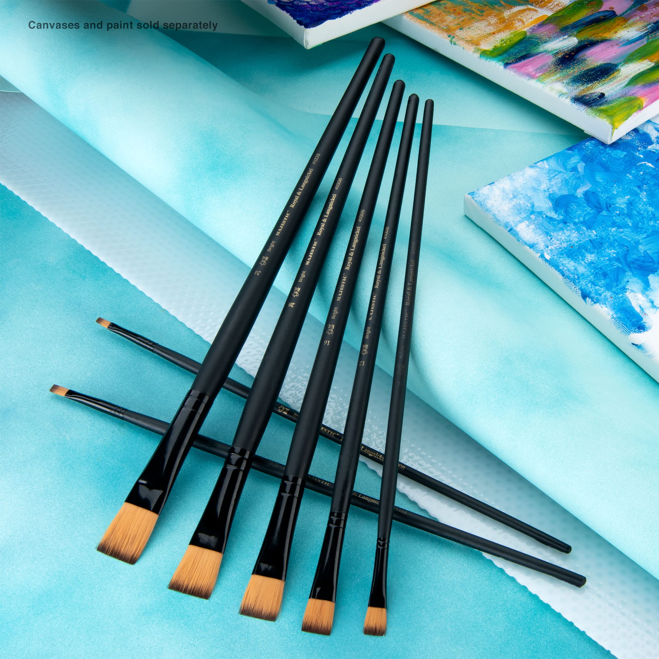 Set L de 5 pinceaux Soft Grip Royal & Langnickel | Le Géant des Beaux-Arts Set L de 5 pinceaux Soft Grip Royal & Langnickel | Le Géant des Beaux-Arts