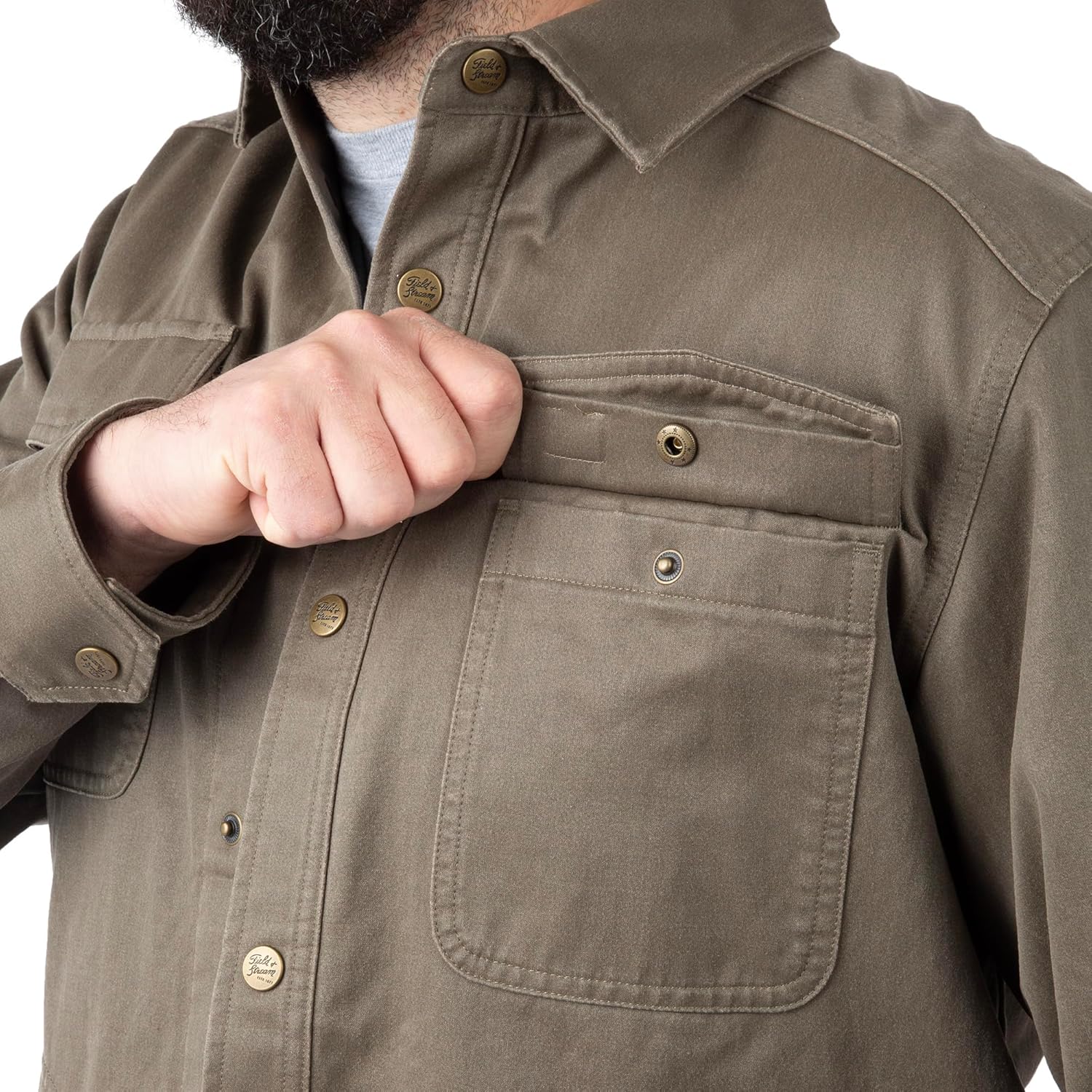 Field & Stream mens Wicklow Rugged Shirt Jacket - Image 5