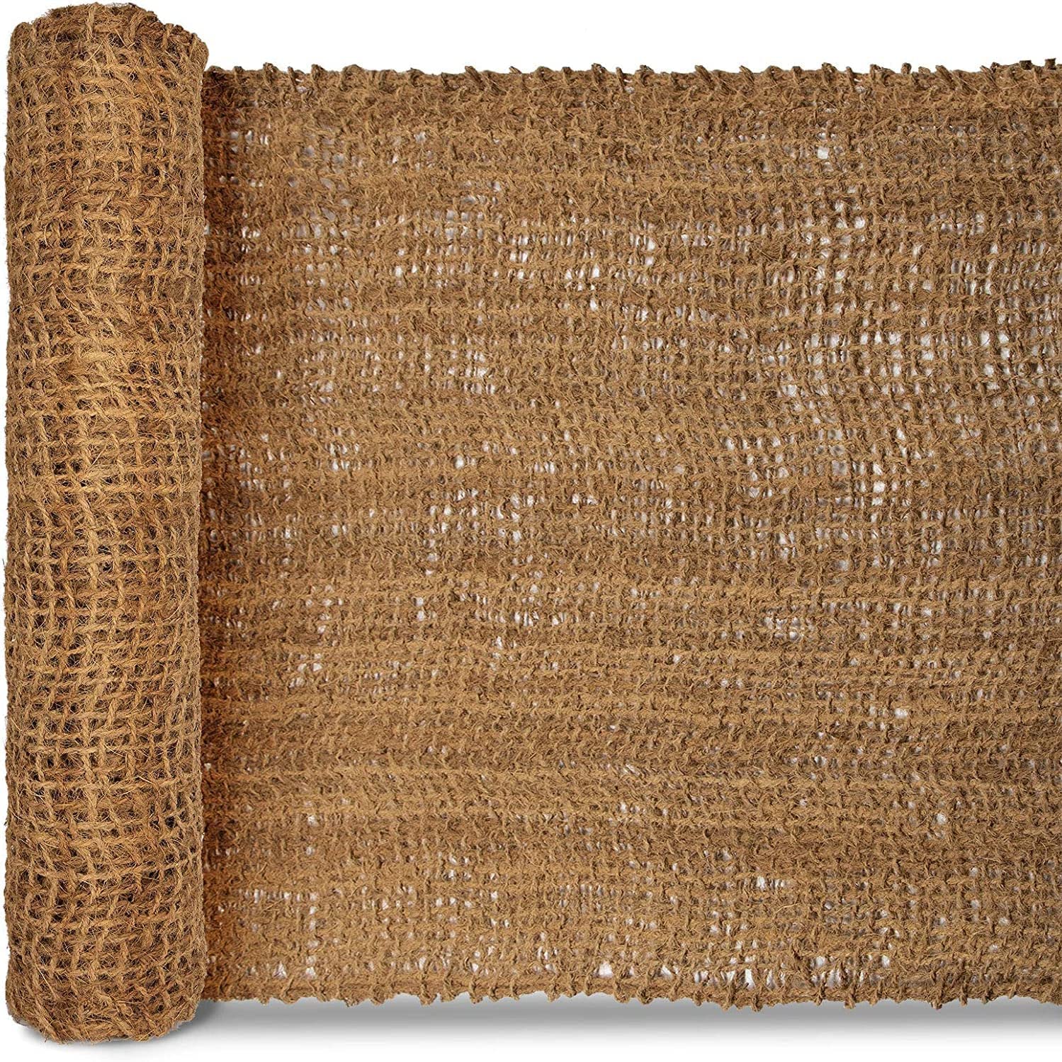 Casapura Naturaleza Esterilla para terraplenes, protección contra la erosión para jardinería, hasta 20 m, red de terraplén, protección para pendientes, fibras naturales de coco, resistente a la