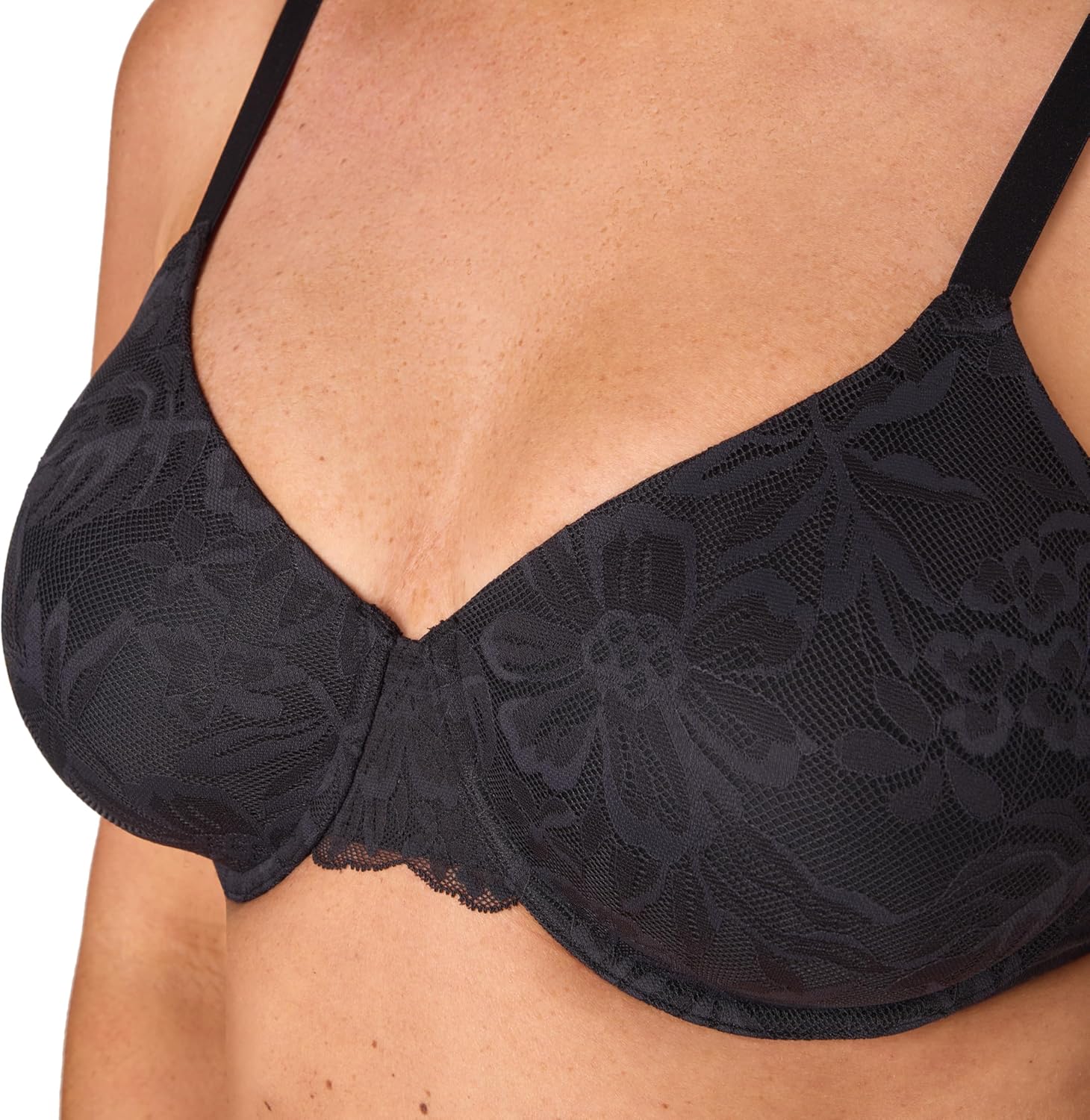 Bali Women's Underwire Bra, Breathe T-Shirt Bras for Women, Full Coverage, Padded, Most Comfortable, Cotton Modal - Image 5