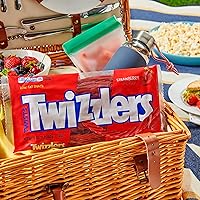 Vista 6 de Twizzlers Twists, caramelo de regaliz con sabor a fresa estilo masticable, bolsa de 16 oz