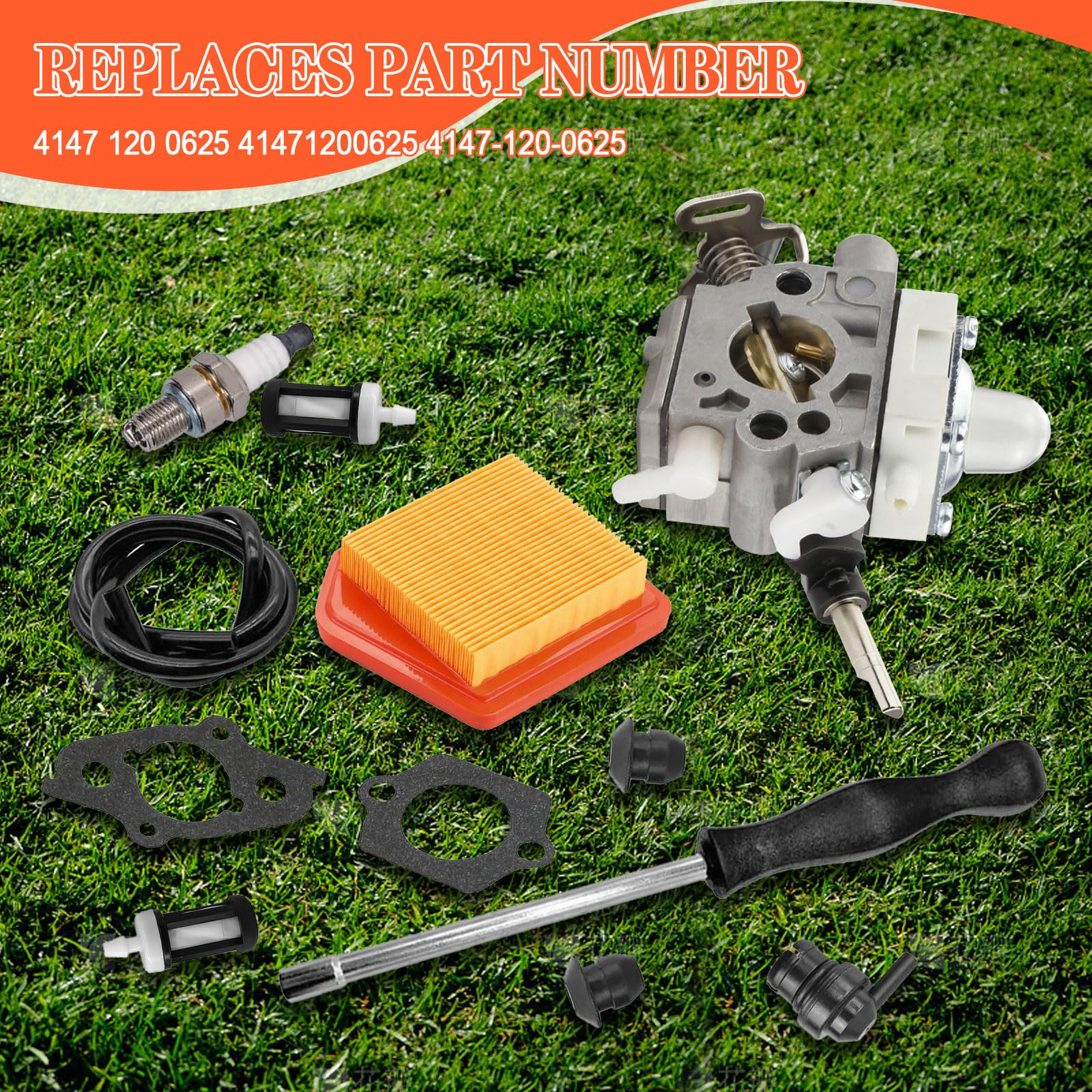 Kit carburateur 4147-120-0625 pour Stihl FS240 FS260C avec filtre à air 4147 141 0300