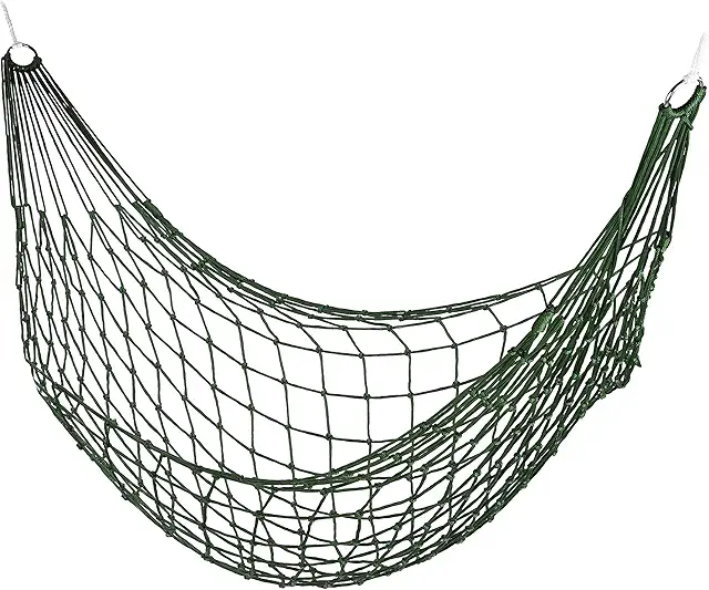 Relaxdays Mesh Hammock: Lightweight Camping Hammock for Outdoor & Indoor Use
