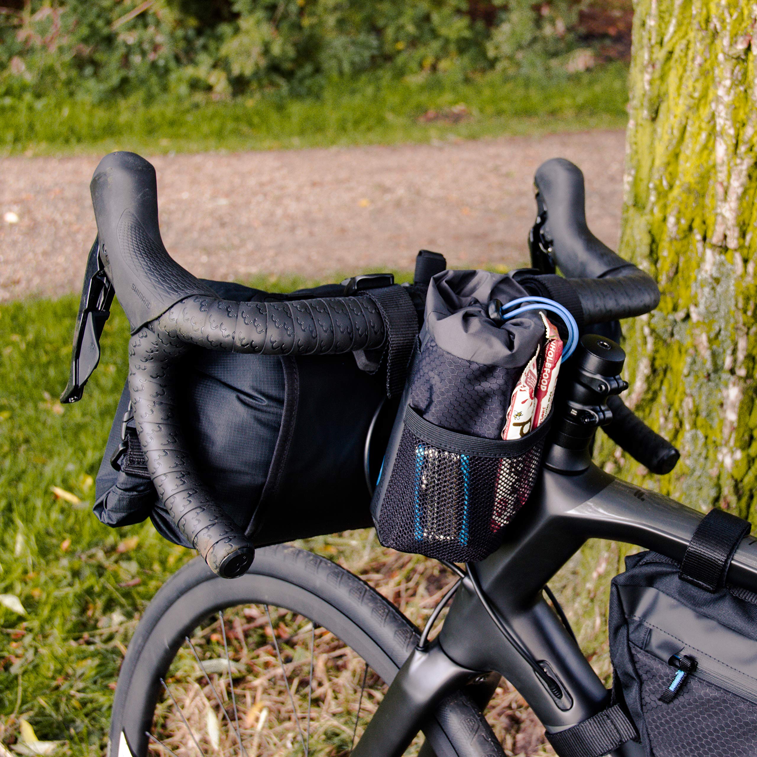 BBB Unisex Adult Bsb-20 BBB Cycling uchwyt na butelkę do picia BarBuddy worek na wodę z 2 zapięciami na rzepy objętość cm3, czarny, 950 EU