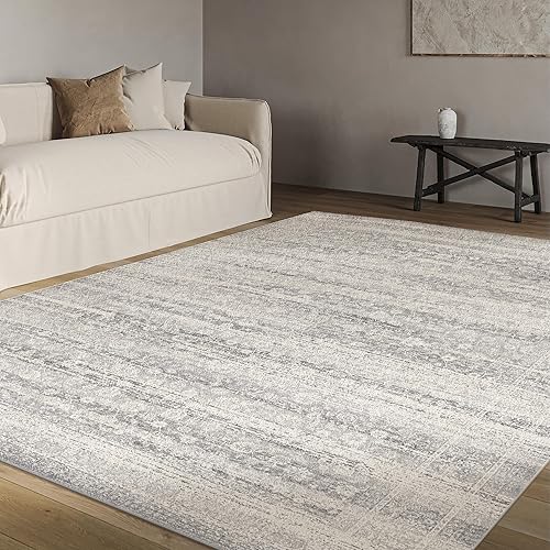 Miniatura 3 de Alfombras de área de 5 x 7, antideslizante, resistentes a las manchas, lavables a máquina, alfombra abstracta plegable para sala de estar (café