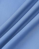 Vista 187 de Alimens & Gentle - Camisas de vestir con bolsillo y manga corta, de color liso y sin arrugas, estilo casual con botones, para hombres