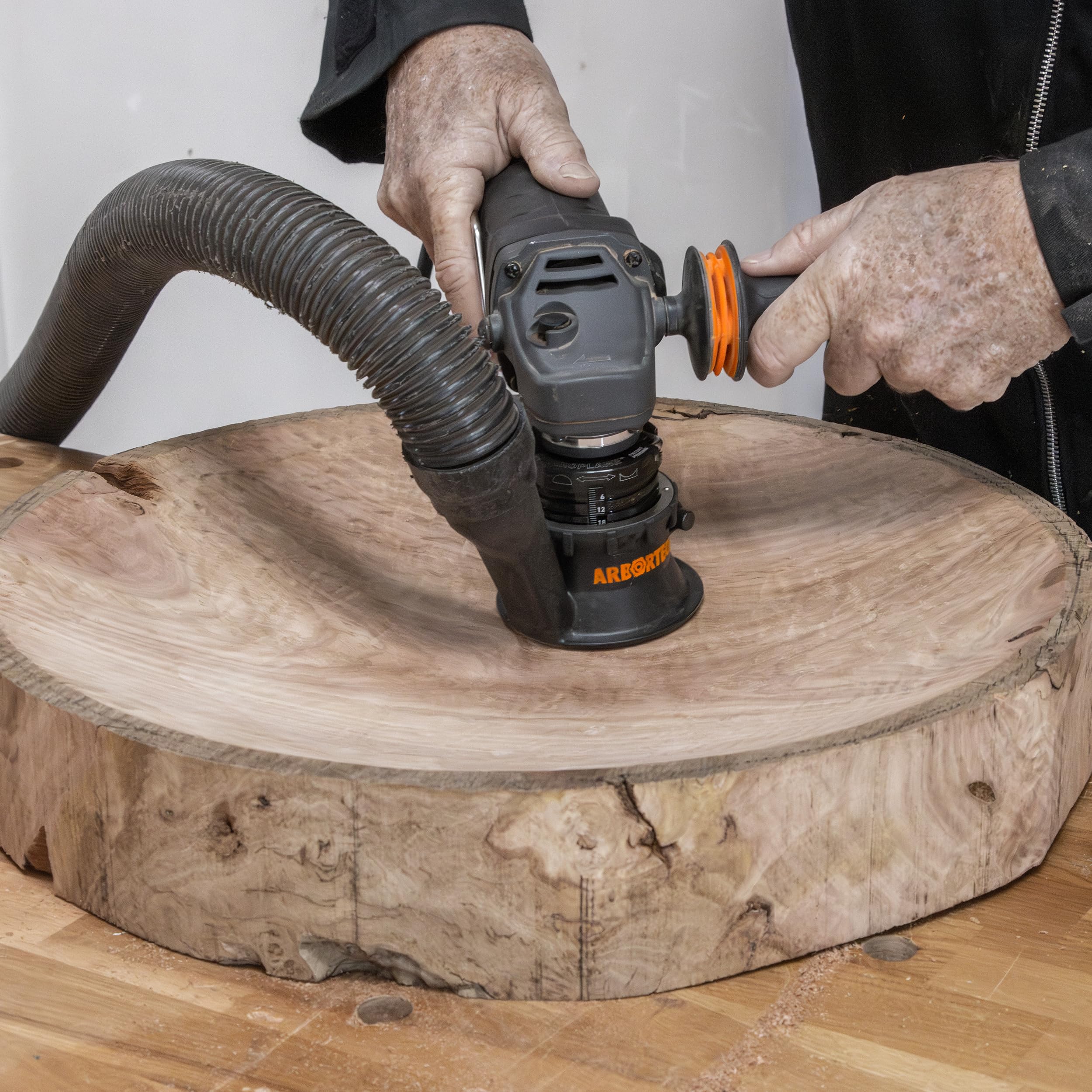 ARBORTECH SpheroPlane® Schnitzaufsatz mit Schleifsystem für Winkelschleifer