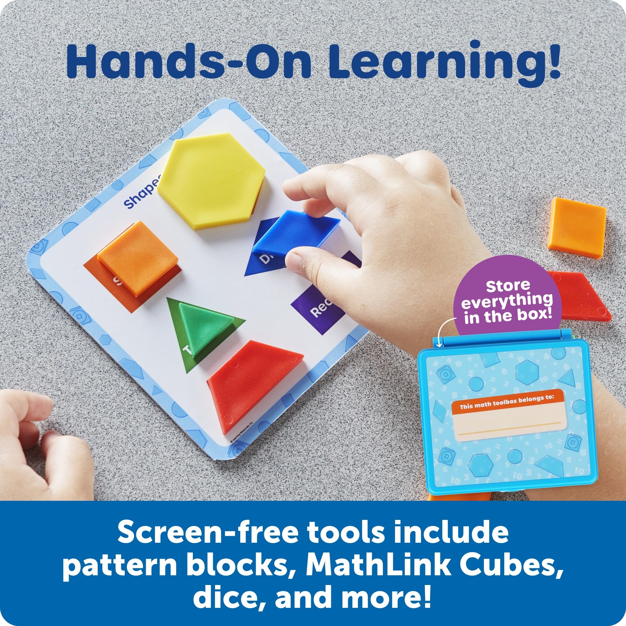 Learning Resources Niezbędny zestaw narzędzi matematycznych - manipulacje matematyczne, dodawanie i odejmowanie, umiejętności czasowe, niezbędne rzeczy w klasie, przybory szkolne, zestaw programowy