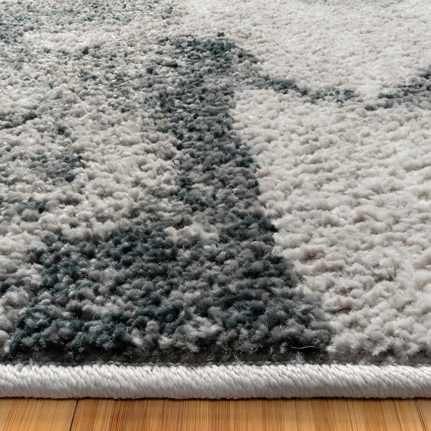 Gertmenian Modern Indoor Area Rug - 5x7 Standard, Non-Shedding & Stain-Resistant, Ideal for High Traffic Areas in Living/Dining Room, Bedroom, Office - Casual, Eze Gray, 38896