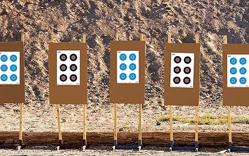 Miniatura 4 de Ascentor Objetivo de disparo de precisión avanzada para rifles y pistolas - 6 zonas de objetivo - Tamaño 12 x 18 - Paquete de 20