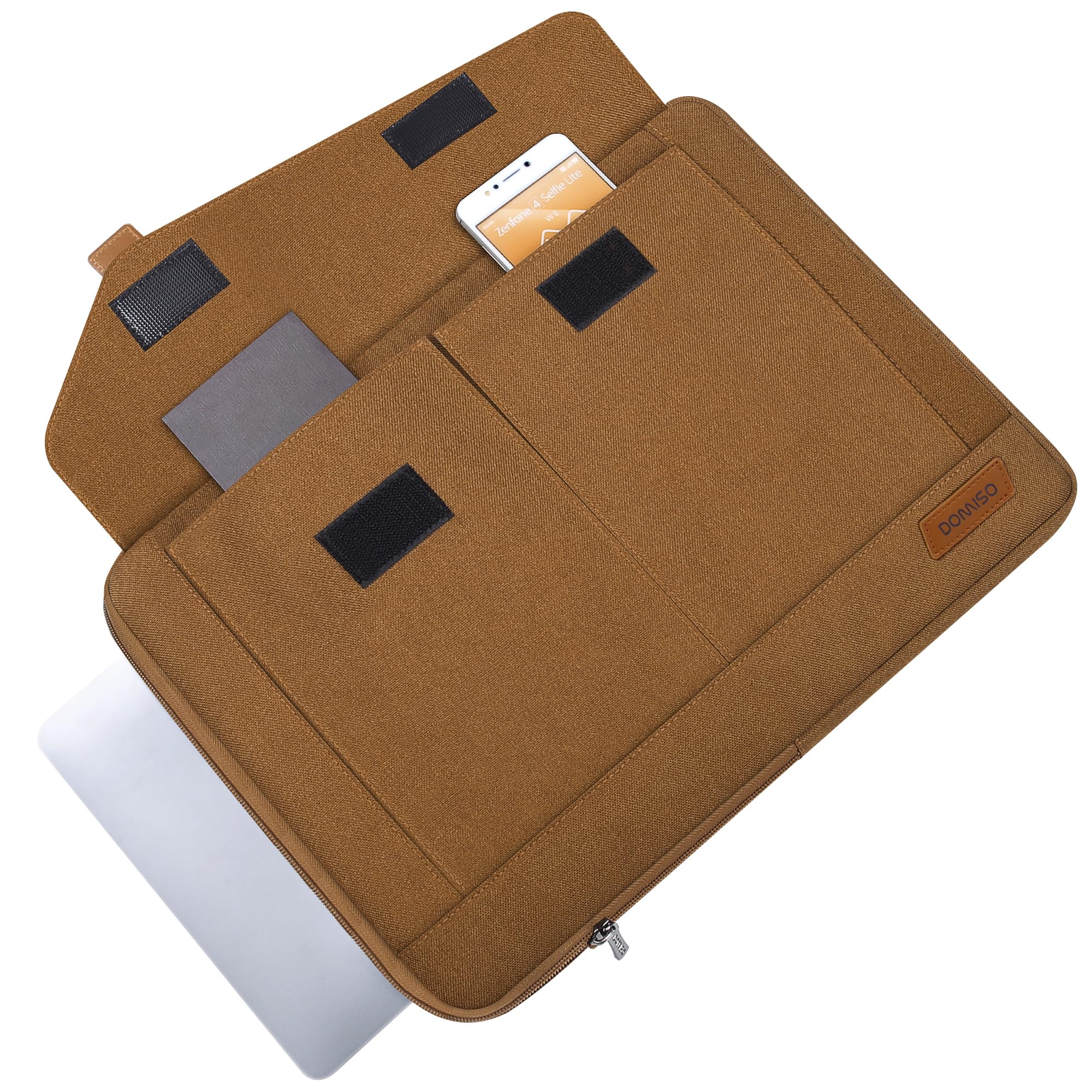 Housse étanche Et Antichoc EVA Pour Ordinateur Portable 15.6 Pouces - Avec Poignée Et Poches, Gris Foncé