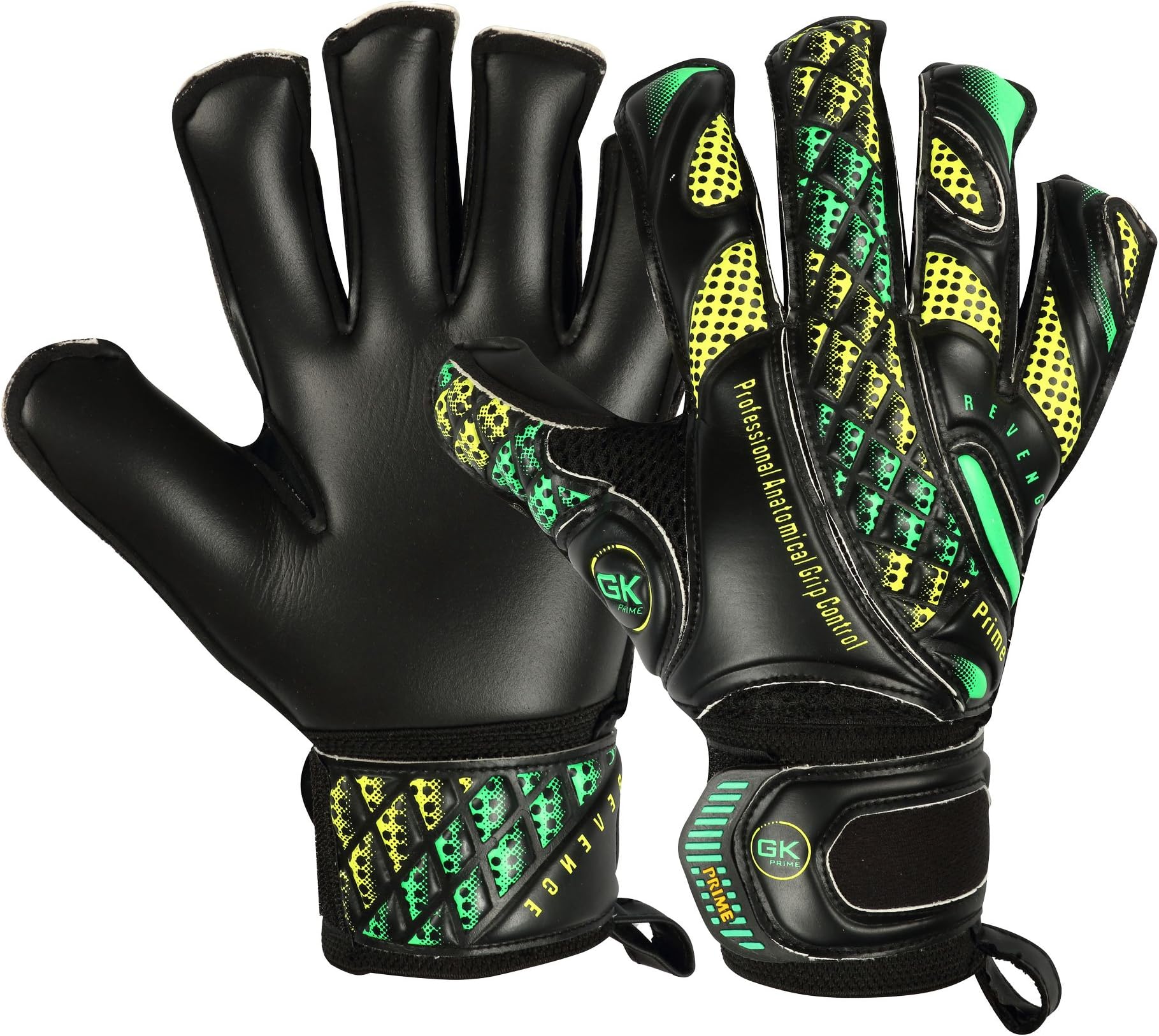 GK Saver Professional Football Goalkeeper Goalie Gloves Prime PR05 Kids Revenge