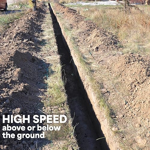 Miniatura 6 de VIVO Negro 250ft Bulk Cat5e, cable Ethernet CCA, caja de extracción UTP, cable Cat-5e, impermeable, al aire libre, cable de entierro directo-V018