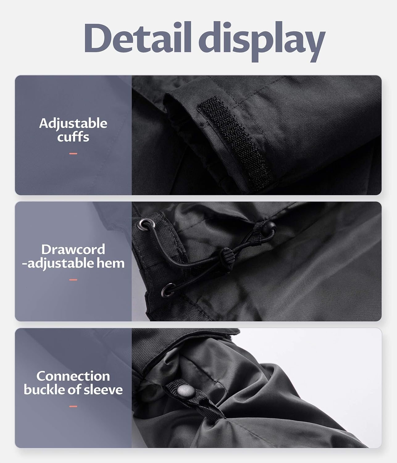 CREATMO US Women's 3 In 1 Waterproof Ski Jacket Windproof Snowboarding Jacket Warm Winter Snow Coat Raincoat - Image 6