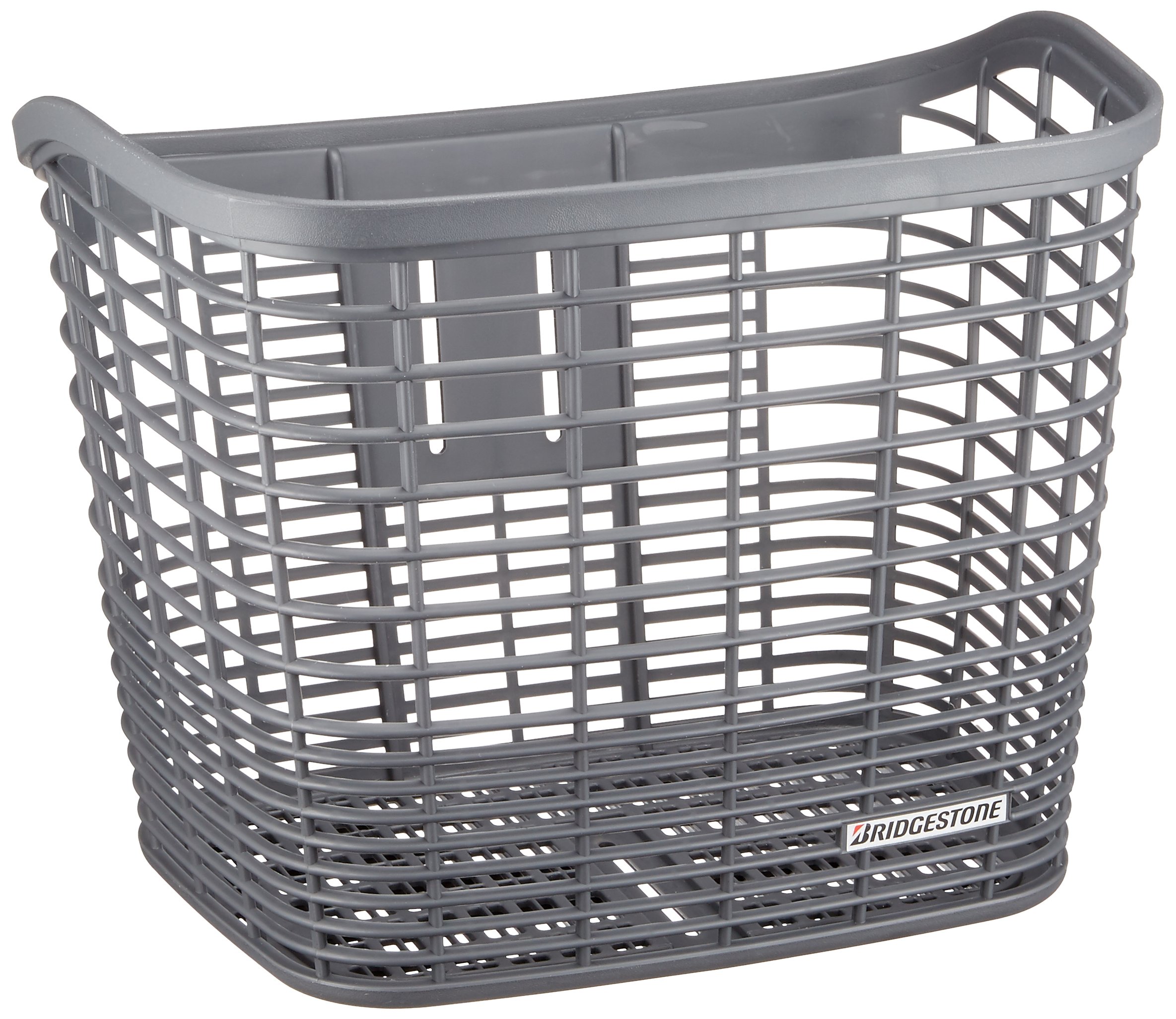 Bridgestone BK-ST1 P4631 F761196DG Stylish Front Basket, DG (Dark Gray)