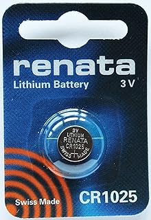 10 x Renata 1025 Watch Batteries, 3V Lithium CR1025