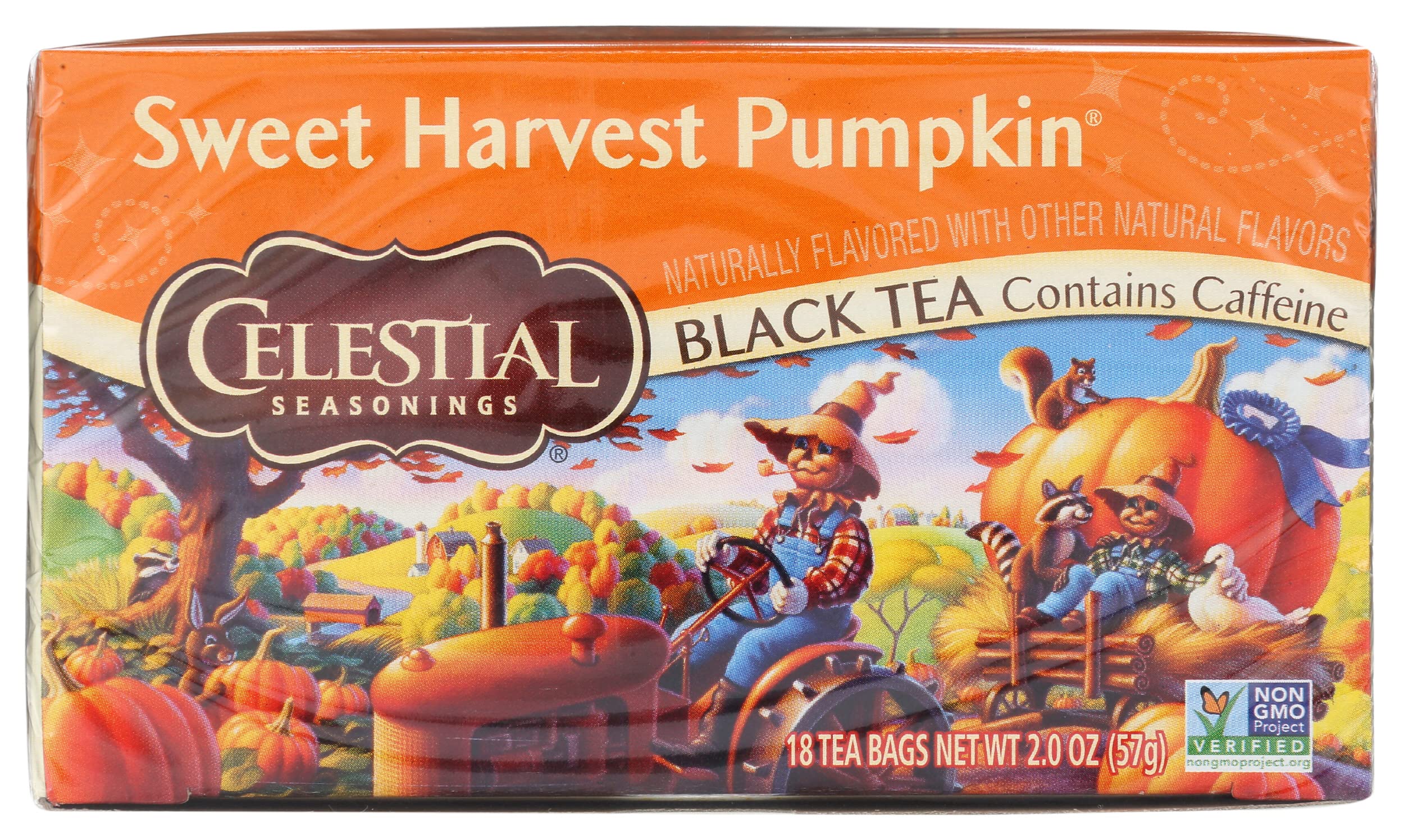 Amazon.com : Celestial Seasonings Black Tea, Sweet Harvest Pumpkin