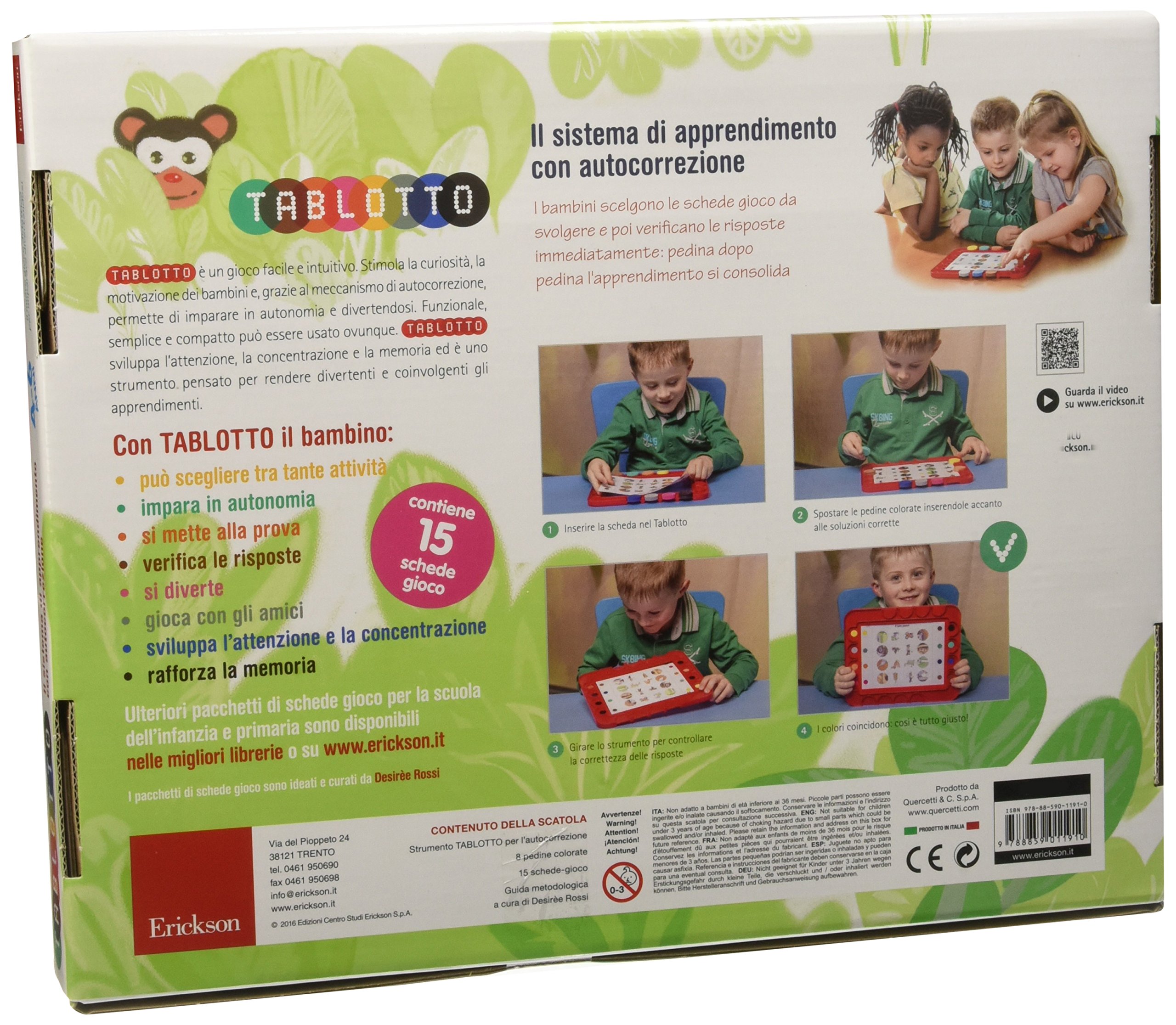 Tablotto. Il sistema di apprendimento con autocorrezione