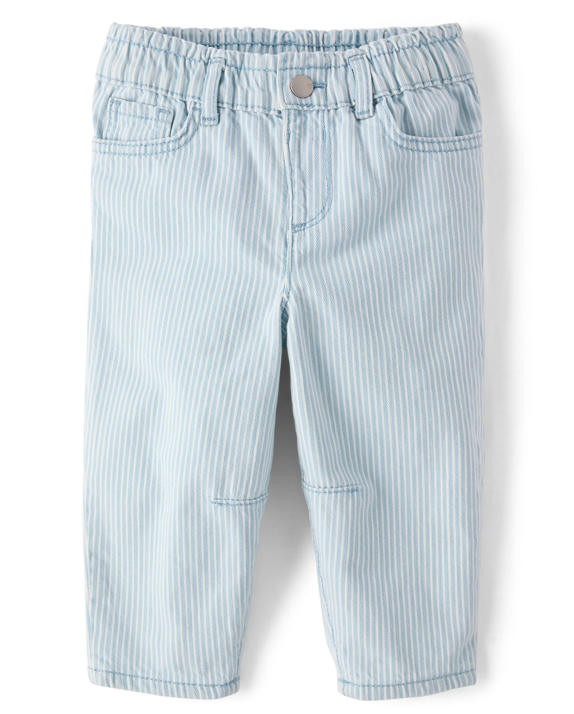 The Children's Place Baby Girls' and Toddler Barrel Leg Jeans