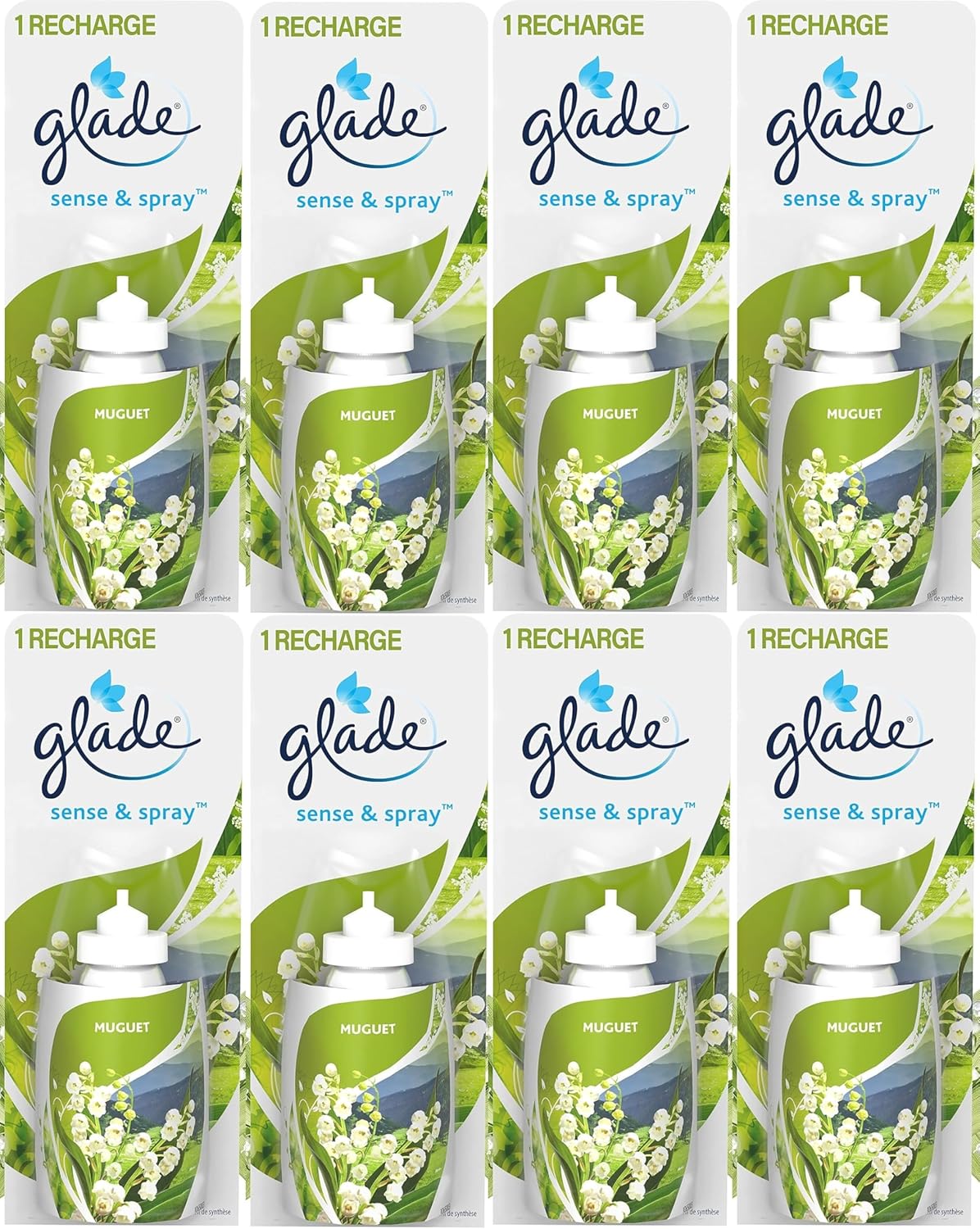 8 x Glade Sense and Spray Refill 18ml Muguet (Lily of the Valley) Amazon.co.uk Grocery