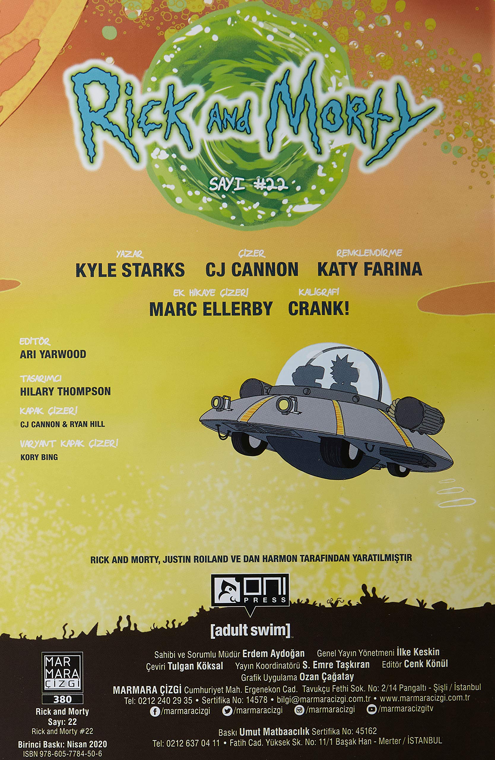 Rick and Morty 22 (Kapak değişebilir)