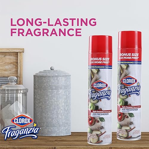 Miniatura 8 de Clorox Fraganzia - Ambientador en aerosol en aerosol para el hogar o la oficina, ambientador en aerosol de larga duración para el hogar o la