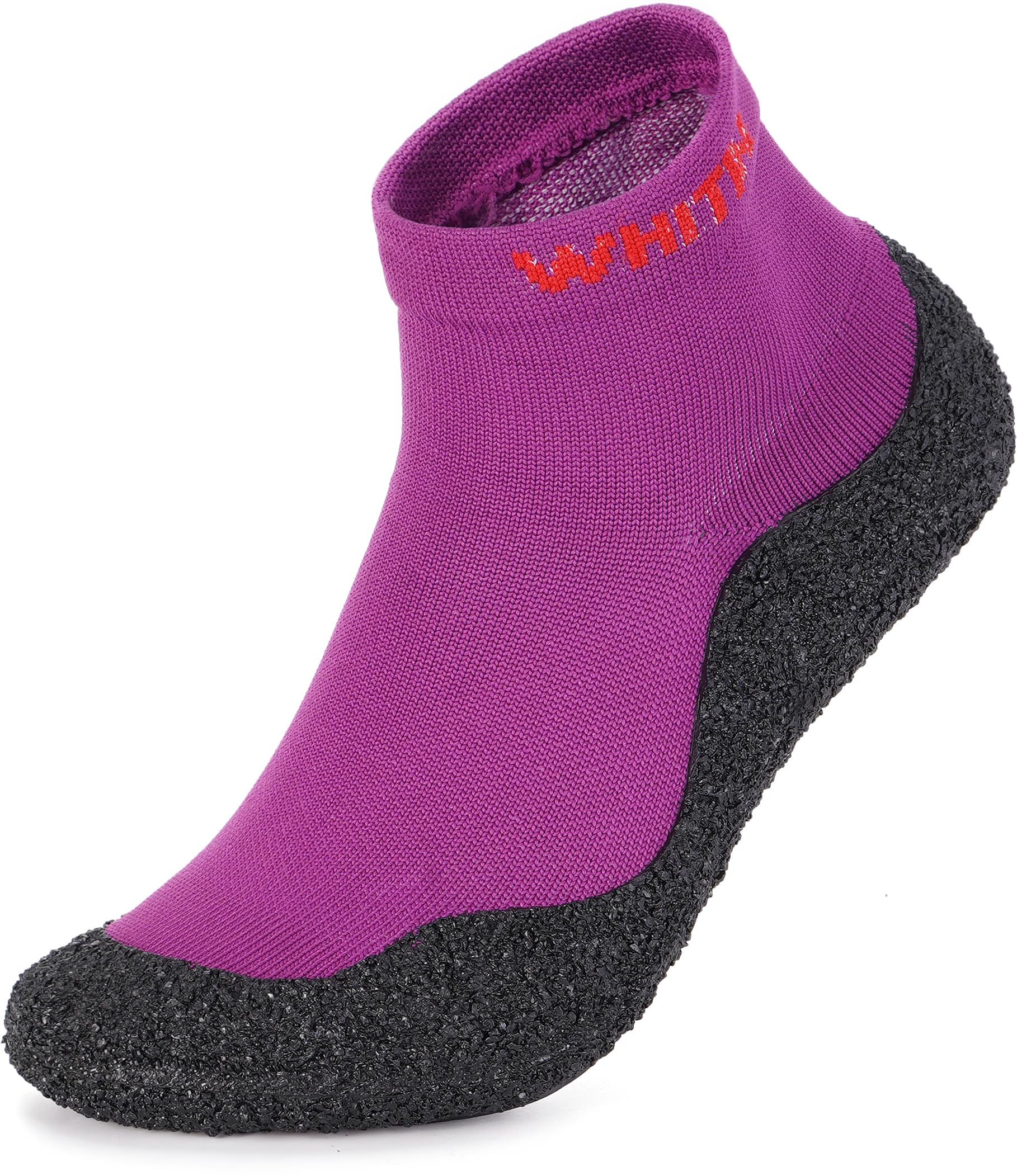 Minimalist Barefoot Sock Shoes for Women and Men | Lightweight Eco-friendlier Water Shoes | Multi-Purpose & Ultra Portable, Purple, 10 Women/9 Men-image-13