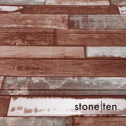 Miniatura 2 de Stone Ten - Paneles de pared de ladrillo sintético para manualidades, ladrillo de espuma para despegar y pegar, paneles de pared 3D para pared de