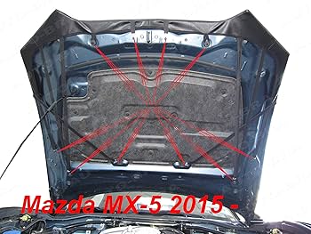 NBロードスター MX-5 miata ノーズブラ フロントフードカバー Amazon | マツダ NB系 ロードスター MX-5 ボンネットブラ