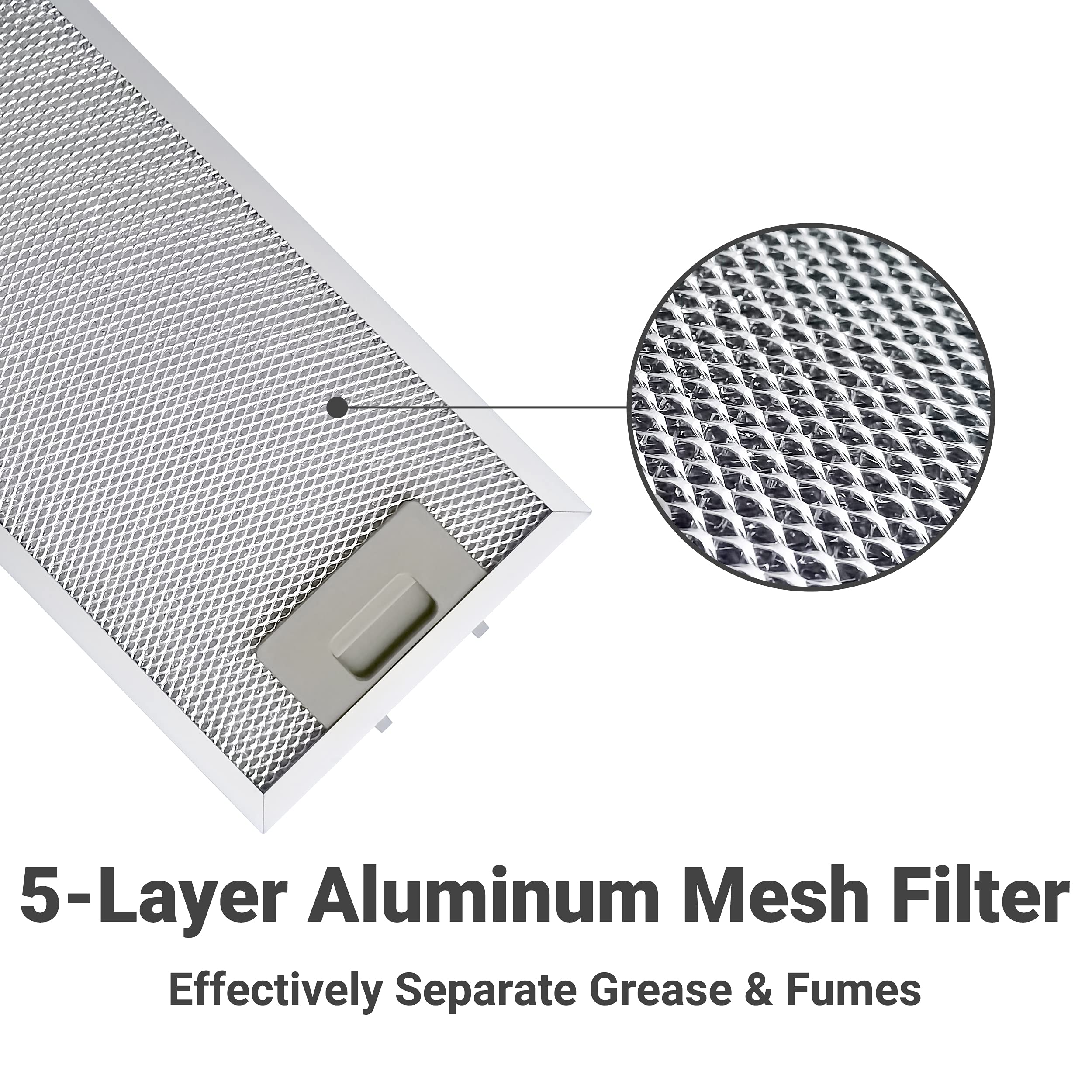 Buy CIARRA AWB75918B Black Range Hood 30 inch Under with AntiFingerprint Design, Slim